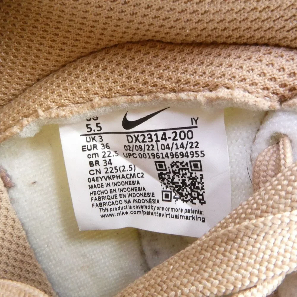 Nike Women's Size US 5.5 Dunk High Desert Camo DX2314-200 Rare Canvas Sneakers